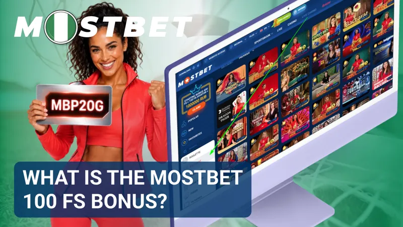 Information panel describing the 100 Free Spins bonus and its key promotional features.