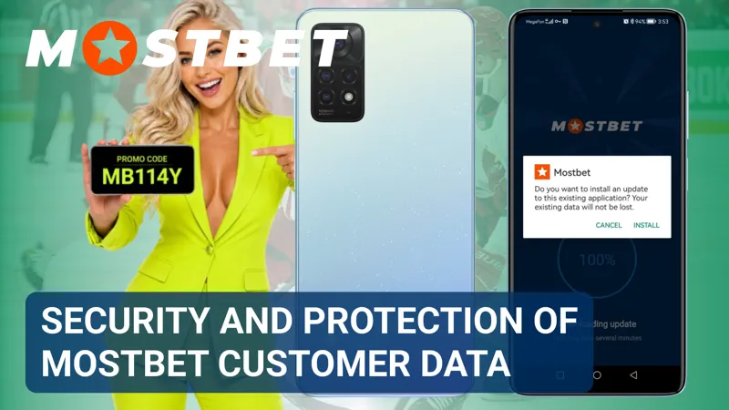 Digital security framework illustrating data protection measures within the Mostbet app.