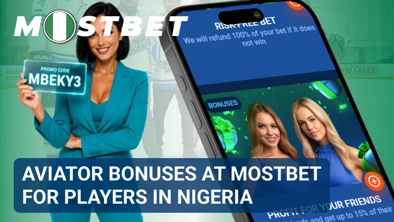 Bonus offers page featuring Aviator-related promotions and eligible reward campaigns for Nigeria.