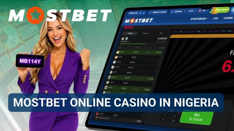Casino lobby showcasing a wide selection of online games available on Mostbet.