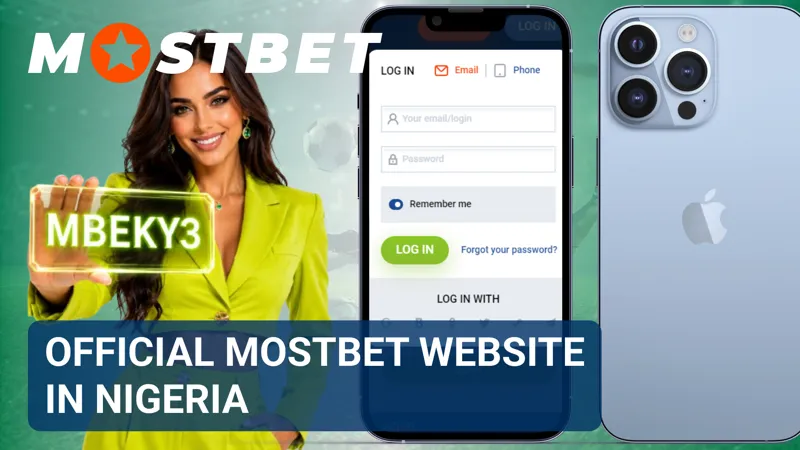 Nigerian player using the official Mostbet website for sports betting and online casino games.
