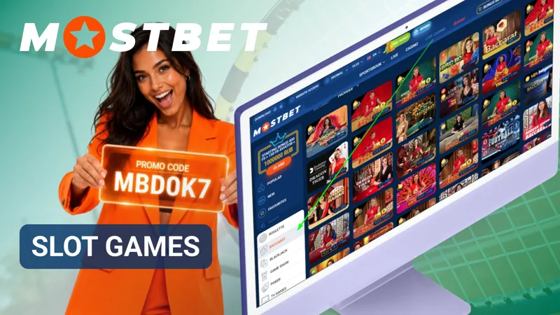 Collection of slot games with themed reels and bonus features in the casino section.