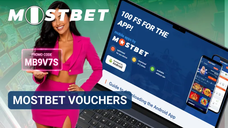 Voucher centre featuring digital reward cards and redemption options for MostBet Nigeria.