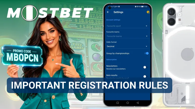 Registration guidelines page outlining account requirements, age limits, and platform rules.